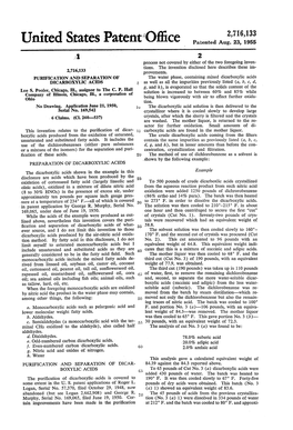 United States Patent Office Patented Aug