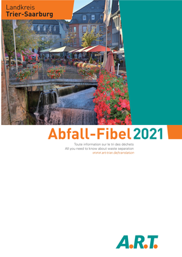 Abfall-Fibel Landkreis Trier-Saarburg 2021