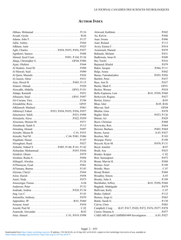 Author Index