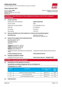 Sodium Hydroxide