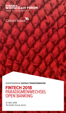 Fintech 2018 Paradigmenwechsel Open Banking