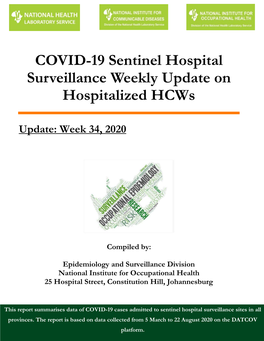 Covid-19 Sentinel Hospital Surveillance for Hcws Report