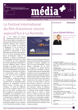 Le Festival International Du Film D'aventure S'ouvre Aujourd'hui À La Rochelle