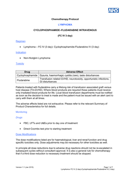 Cyclophosphamide-Fludarabine IV (3 Day) Ver