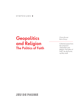 Geopolitics and Religion