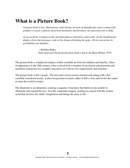 What Is a Picture Book?