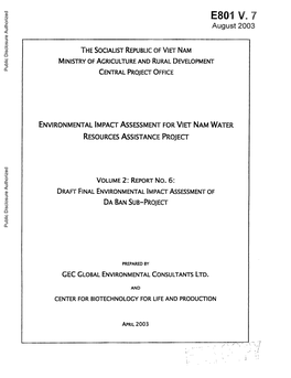 World Bank Document