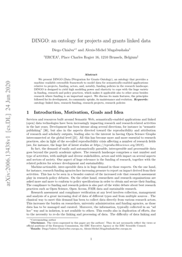DINGO: an Ontology for Projects and Grants Linked Data
