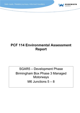 PCF 114 Environmental Assessment Report