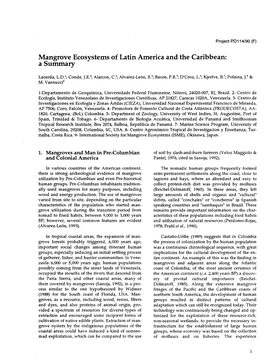 Mangrove Ecosystems of Latin America and the Caribbean: a Summary