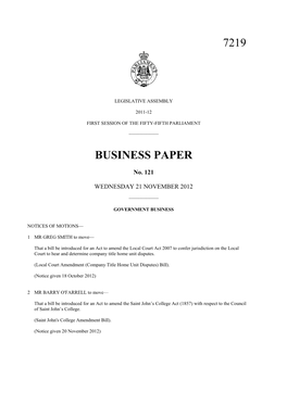 7219 Business Paper