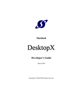 Stardock Developer's Guide