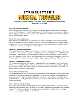 Download the Complete Itinerary