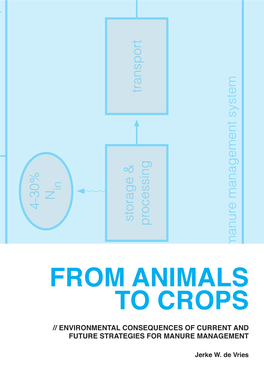 Excretion in the Animal House 8-50% N