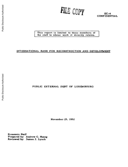 World Bank Document