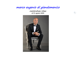 Marco Eugenio Di Giandomenico Curriculum Vitae Al 31 Agosto 2020 1