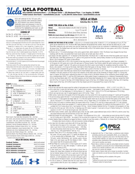 UCLA FOOTBALL UCLA Athletic Communications / J.D