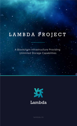 Lambda Project