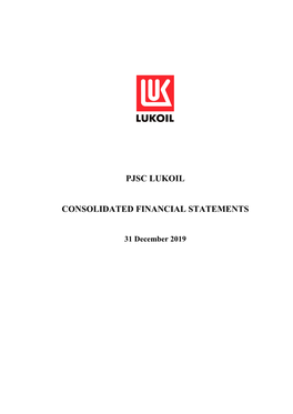 Pjsc Lukoil Consolidated Financial Statements