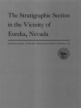 The Stratigraphic Section in the Vicinity of Eureka, Nevada