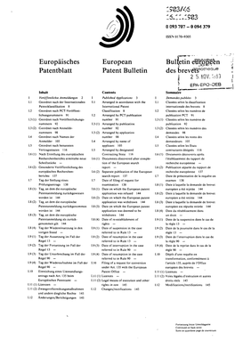 European Patent Bulletin 1983/46