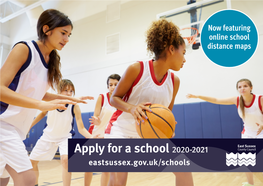 Apply for a School 2020–21