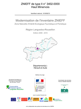 Fiche ZNIEFF Languedoc-Roussillon