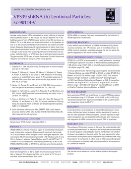 VPS39 Shrna (H) Lentiviral Particles: Sc-90114-V