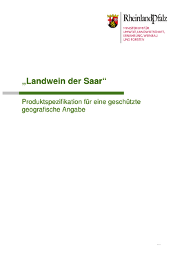 „Landwein Der Saar“