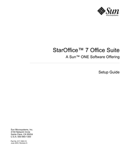 Staroffice 7 Office Suite