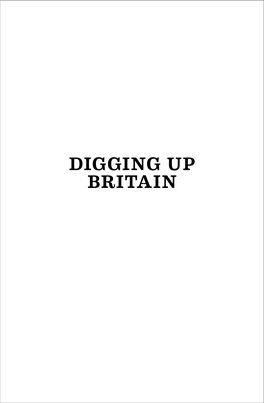 Digging up Britain Mike Pitts