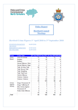 Hertford Parish Meeting MAY 2017