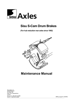 S-Cam Drum Brakes