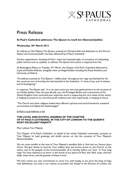 Press Release