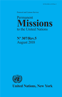 United Nations Bluebook August 2018 Nº 307/Rev.5