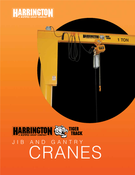 Harrington Hoists Tiger Track Jib and Gantry Cranes Catalog