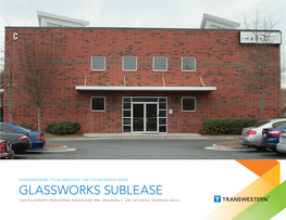 Glassworks Sublease 1320 Ellsworth Industrial Boulevard NW | Building C 100 | Atlanta, Georgia 30318 41 DAWSONVILLE 19