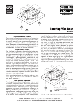 Rotating Vise Base P/N 3570