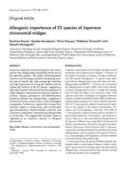 Allergology International Vol.46 No.1