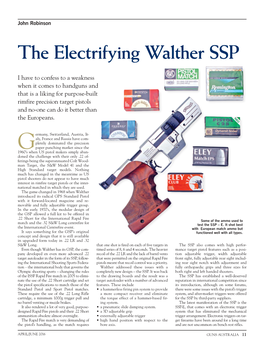 The Electrifying Walther SSP