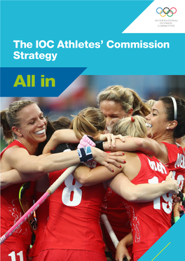 All in Contents IOC Athletes’ Commission Strategy