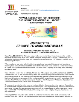 Escape to Margaritaville