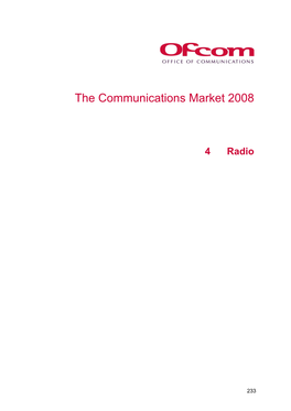 The Communications Market 2008