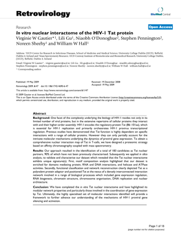 Retrovirology Biomed Central