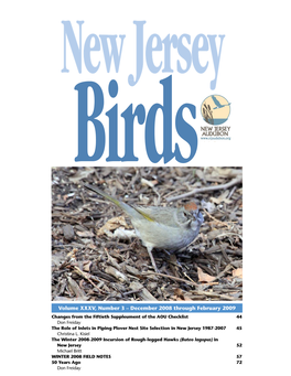 The Role of Inlets in Piping Plover Nest Site Selection in New Jersey 1987-2007 45 Christina L