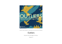 Outliers Season 2 Press Pack