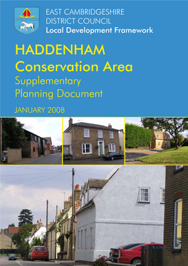 HADDENHAM Conservation Area Supplementary Planning Document JANUARY 2008 1 Introduction P.2