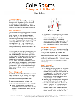 Treating Shin Splints