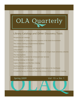 OLA Quarterly
