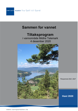 Sammen for Vannet Tiltaksprogram